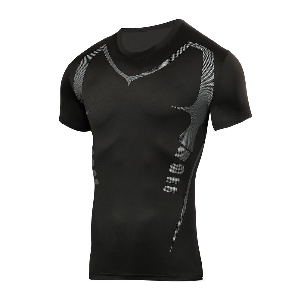 Men's Quick-Dry Sports Sleeveless High-Elasticity Compression Tee for Basketball, Football, Fitness, and Cycling