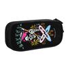 Sullen Skull Kawaii Pencil Cases Boy Girl Large Capacity Rock Band Pencil Pouch Student School