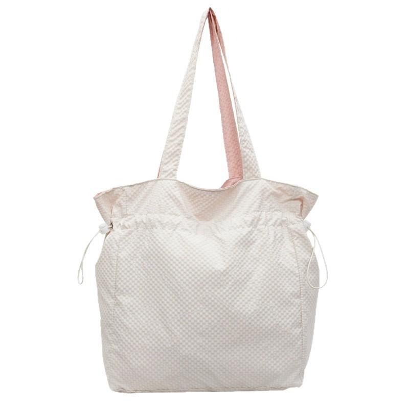 New pleated shoulder bag large capacity handbag simple fashion casual cloth bag tote bag women