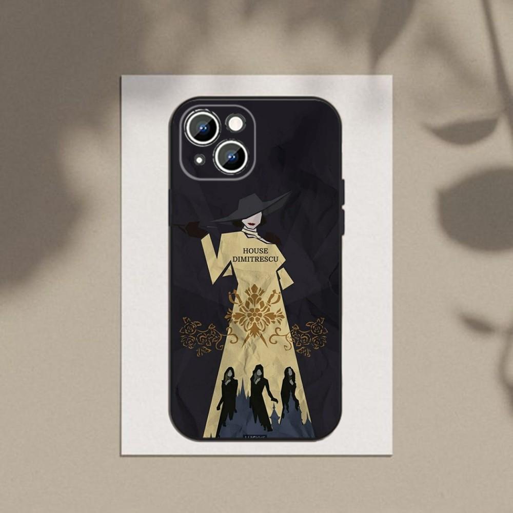 

Game R-Resident-Evil Village Phone Case For Apple iPhone 15,14,13,12,11,XS,XR,X,8,7,Pro,Max,Plus,mini Silicone Black Cover iPhone11