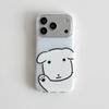 Minimalist Cute Puppy Phone Case For iPhone 17 16 15 14 13 12 11 Pro Max 7 8 Plus 16e 17e Air X XR XS Max Shockproof Back Cover