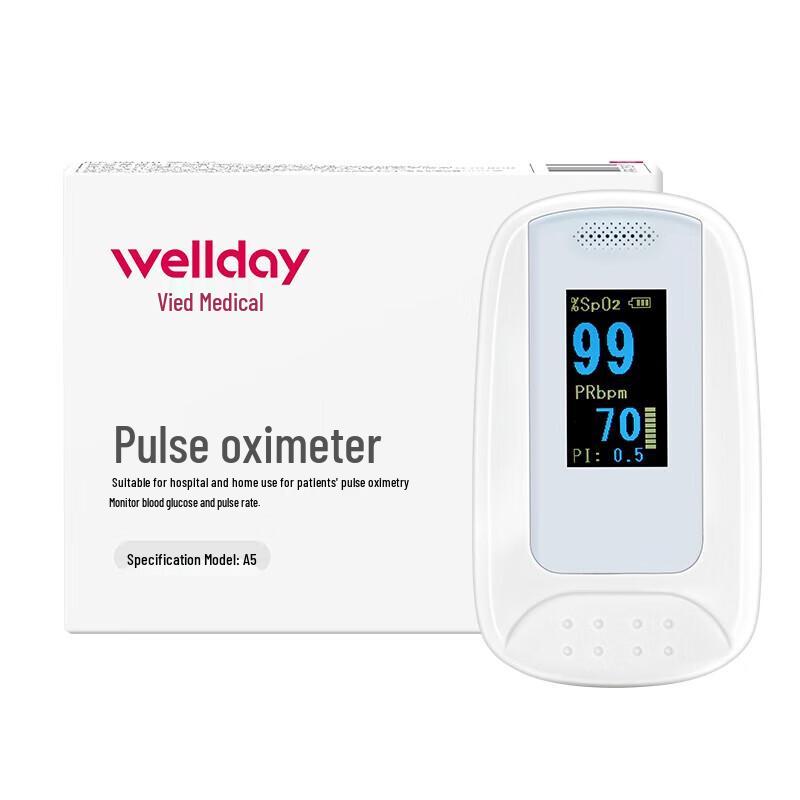 WELLDAY Medical Finger Clip Pulse Oximeter