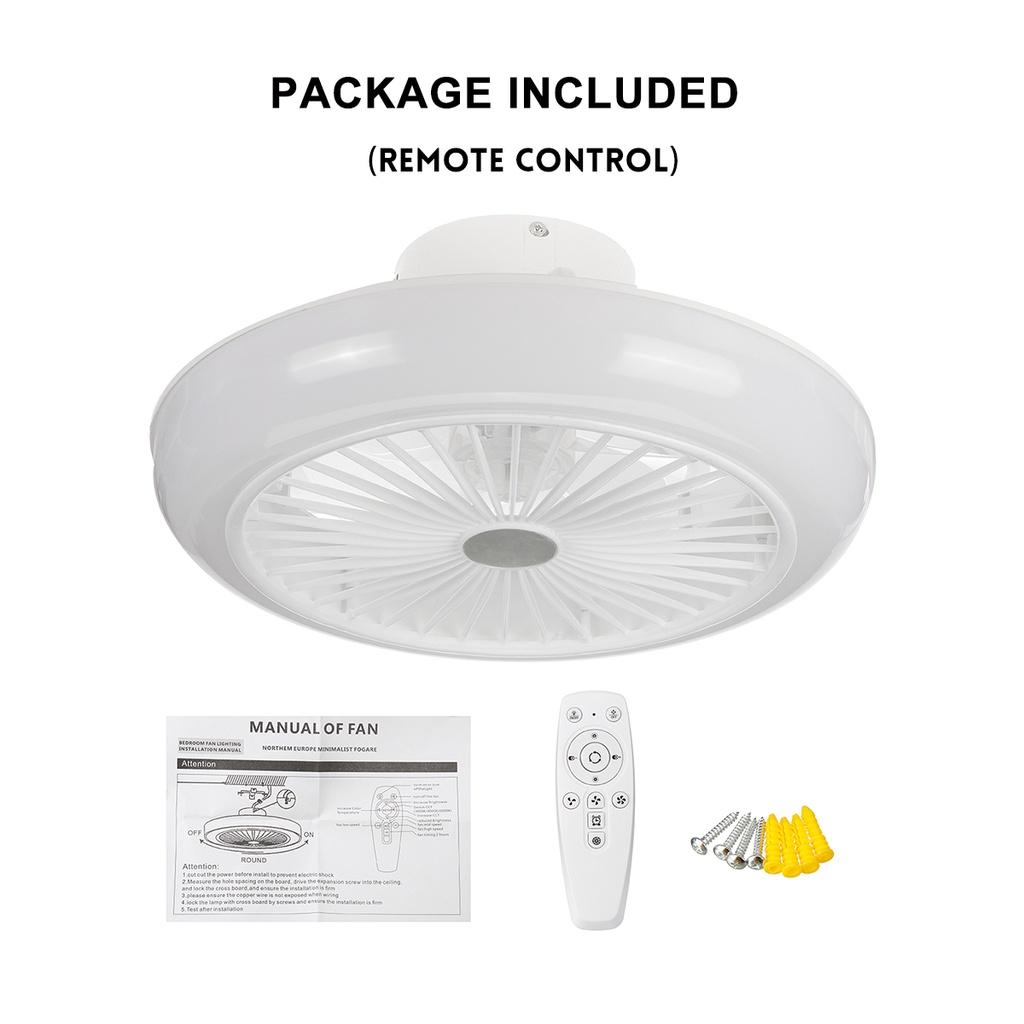 Bluetooth Ceiling Fan Light  Adjust Speed WiFi Modern Smart Ceiling Fan Lamp Mute Remote APP Control