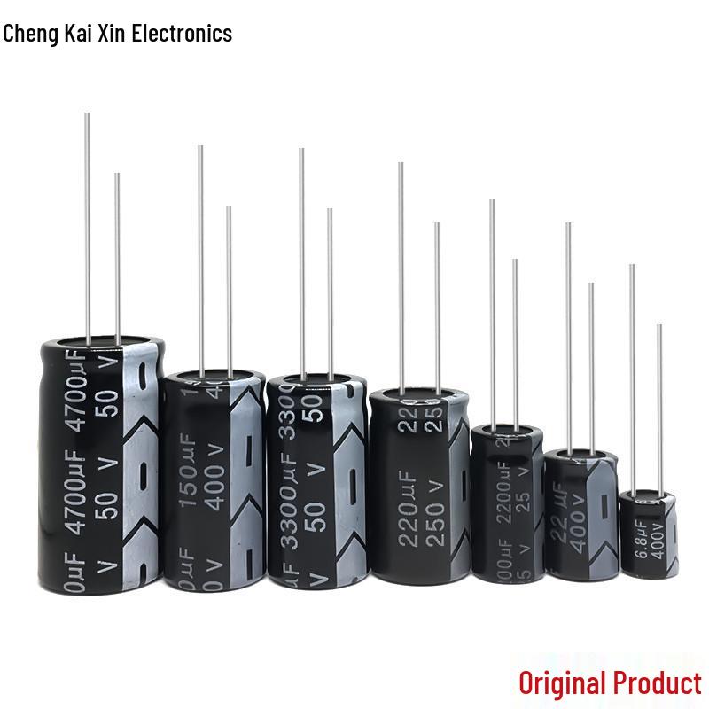 Original Genuine 400V 120µF Aluminum Electrolytic Capacitor, 18x30mm, Large Stock Available