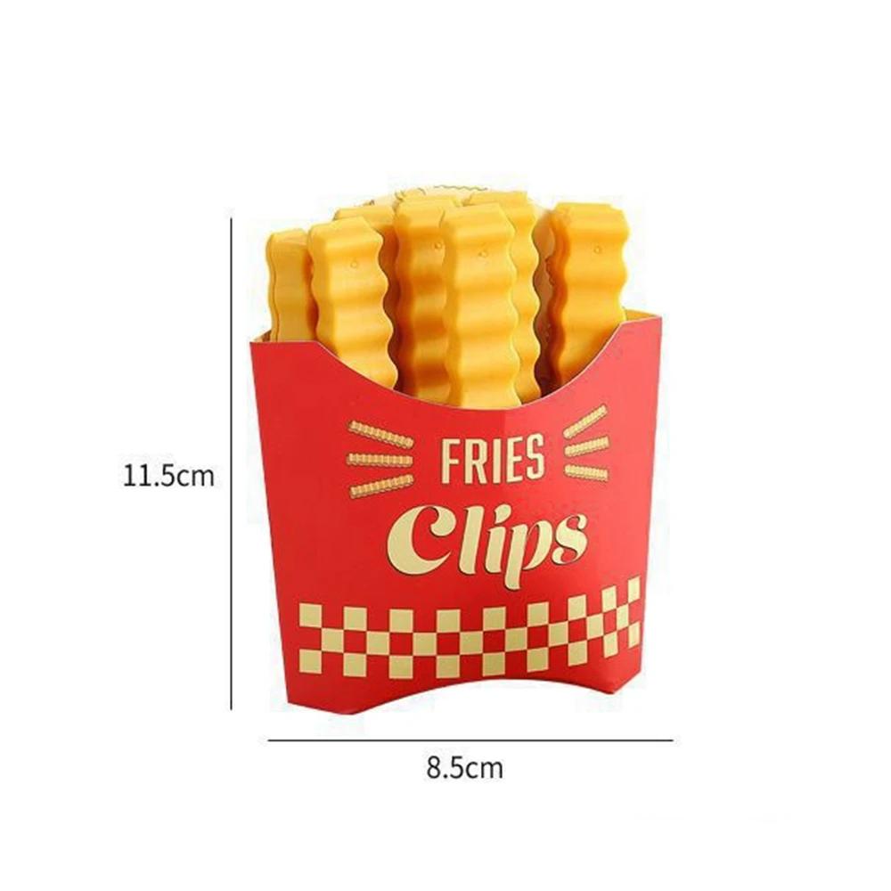 12pcs Food Sealing Clip Household Kitchen Plastic Sealing Clip Snack Preservation Clip Moisture-proof Sealing Device Refrigerator