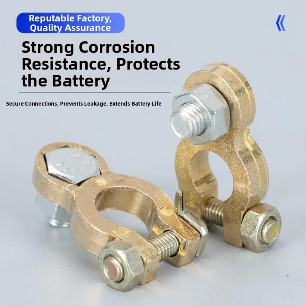 Industrial Grade Battery Terminal Made of Pure Copper for Reliable Electrical Connection in Trucks and For Cars