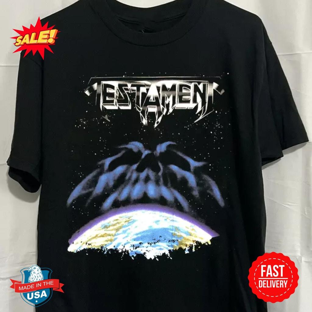 Teen Boys' Cotton T-shirt Summer Casual Graphic Tee Short Sleeve Testament Band The Order Album T Shirt S-5XL