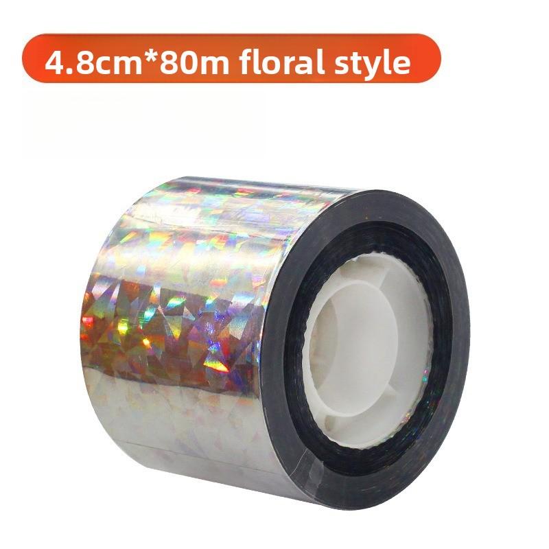 1Pcs 80M Double-Sided Reflective Bird Repellent Tape Holographic Scare Ribbon Laser Deterrent for Pigeon Fox Bird Control Garden