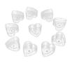 100pcs Clear Tealight Cup Heart Wax Shaping For DIY Scented Candle