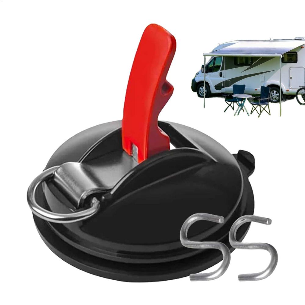 Сверхпрочные присоски Сильные вакуумные присоски Крепежные ремни Сильные адгезивные зажимы для крепления Для автодома Фургона Автомобиля Тента Внедорожника Палатки Грузовика красный