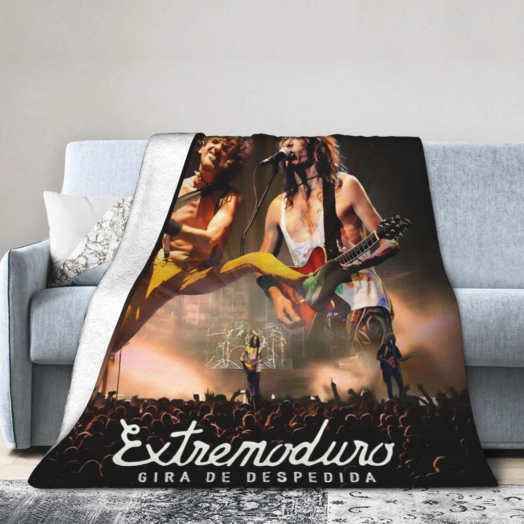 Extremoduro Rock Band Tour Blanket Cozy Soft Throw Blankets for Bed 50x60 Inch Multiple Sizes Quilt