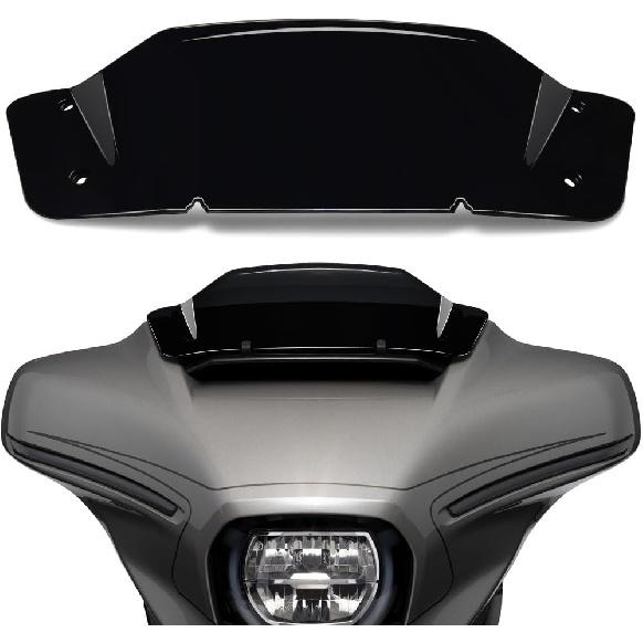 5 Wave Windshield Windscreen Wind Splitter fits for Harley Davidson CVO Street Glide FLHXSE,Street Glide FLHX 2023 2024 (Black) чёрный