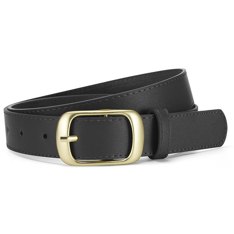 New Minimalist and Fashionable Women's Belt with Temperament White Belt Casual Pants Jeans Women's Decorative Belt