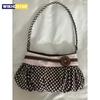 Fashion Messenger Bags for Women 2026 New Arrive Vintage Polka Dot Handbag Korean Large-capacity Tote Bags Casual Shoulder Bags