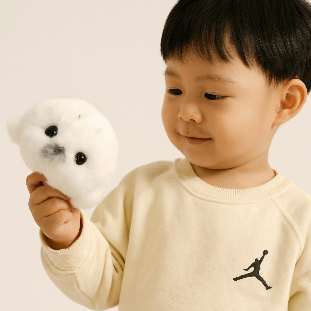 2 Pcs Baby Seal Seal Doll Soft Material Bag Pendant Cartoon Plush Toy  Gift Giving