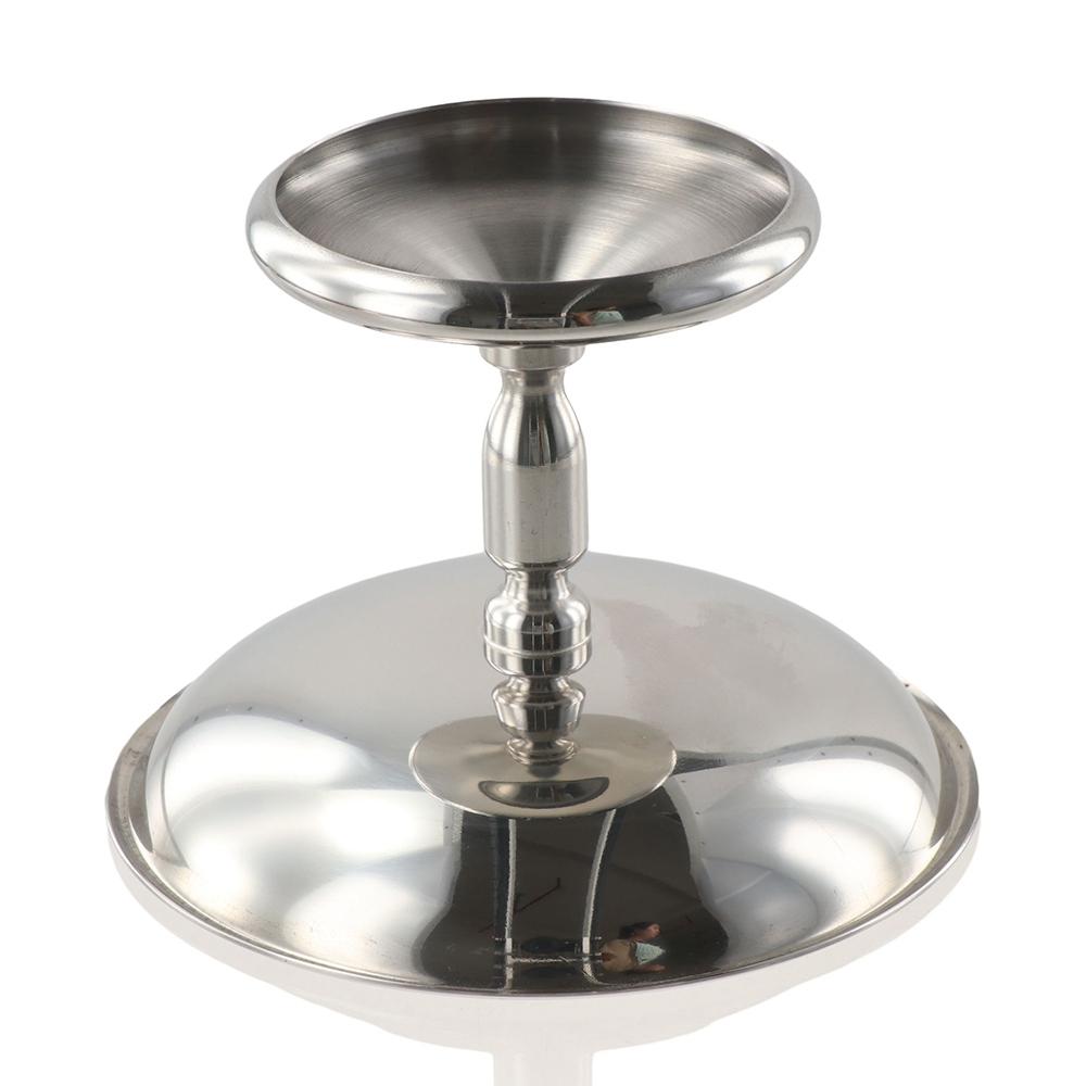 Cake Stand Stainless Steel Ice Cream Cup Multi-Function Fashion Snacks Storage Cup Silver Tall Dessert Plate Milkshake