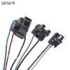 2 PCS Headlight Lamp Bulb Socket Wiring Harness Connector Plug Adapter Line for H1 H7 H4 Bulb