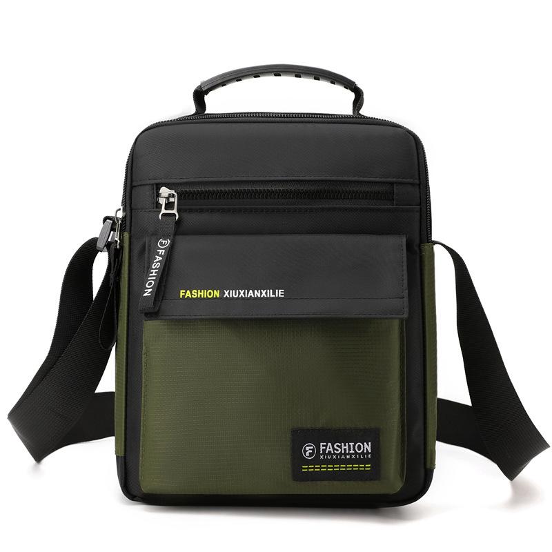 Crossbody Bag New Fashion Trend Casual Simple Shoulder Bag Simple Anti-splashing Men's Handbag Lightweight