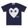 Unisex Crew Neck Short Sleeve Loose Fit Casual T-Shirt Colorful Heart Digital Print Basic Top
