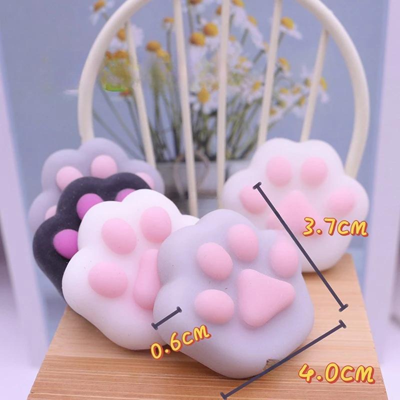 1 Stück Kinder Mini Katzenpfote Squishy Fidget Spielzeug Weiche Niedliche Katzenpfote Langsamer Rückprall Kneten Dekompression Spielzeug Für Kinder Weihnachtsgeschenke