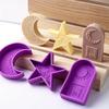 1PCS Resin Silicone Molds - Star And Moon Silicone Molds for Candle And Resin Crafts - Handmade Casting Kit, Ramadan Gift