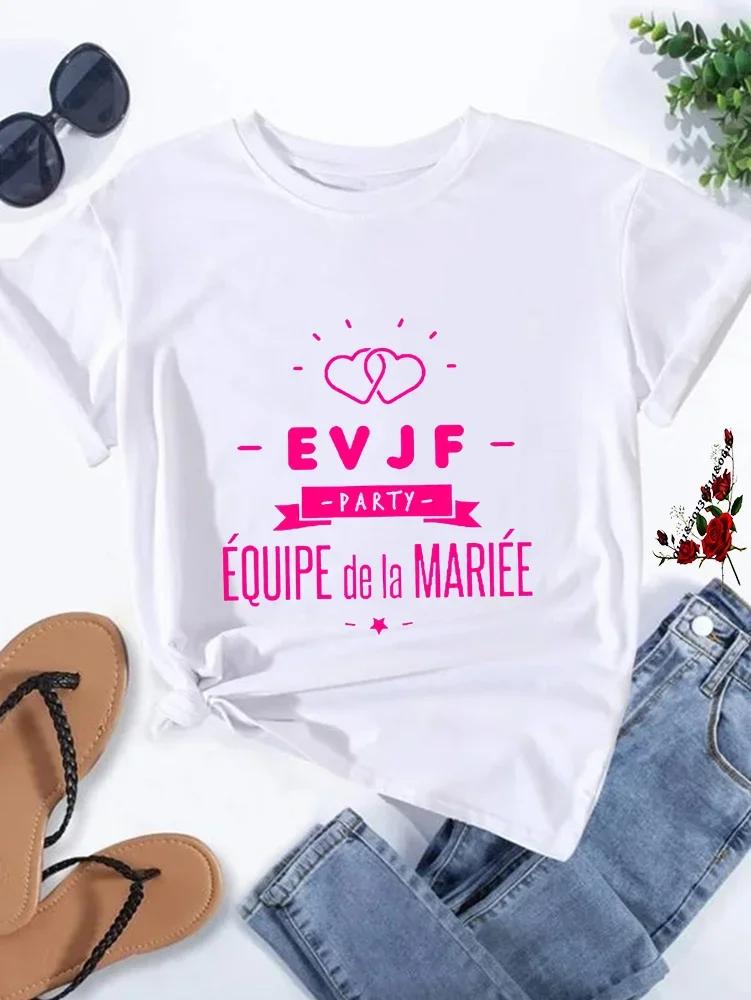 Team Bride T-shirt Bachelorette Party Tees Bride Team Tshirt Black White Pink T-shirts Wedding Team Tops Engagement Tees