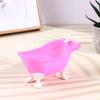 Dollhouse Miniature Furniture Mini Bathtub Tub Model Toy Simulation Bathroom Accessories Kids Pretend Doll House Decor Toy