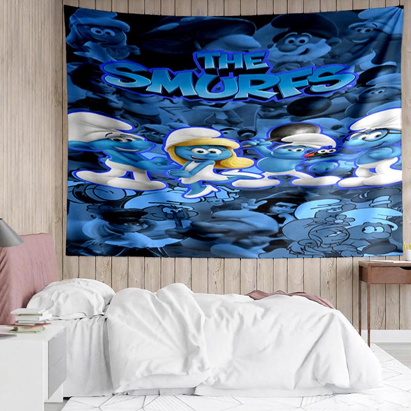 1PC The Blue Cheese Adventure Tapestry Accessories Playroom Tapestry, for Bedroom,Livingroom, dormitory Room Wall Decor Fan Birthday Gifts