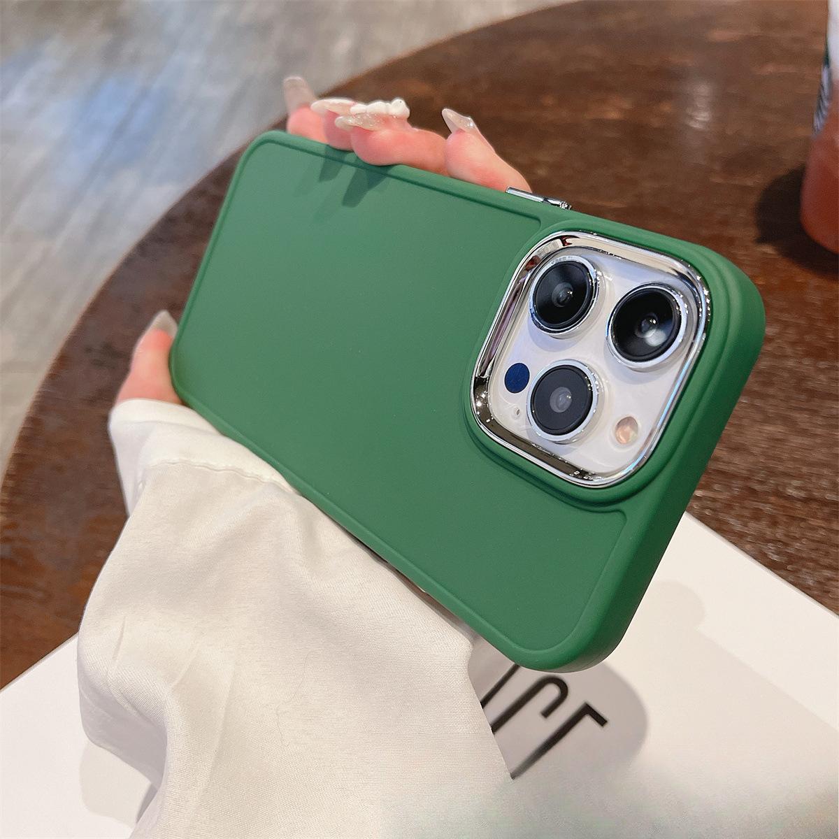 

Защита глаз 2.0 Гальванопокрытие Подходит для IPhone14 Жидкий силиконовый чехол для телефона 13proamx Полная упаковка Xs7plus Apple 7P/8P