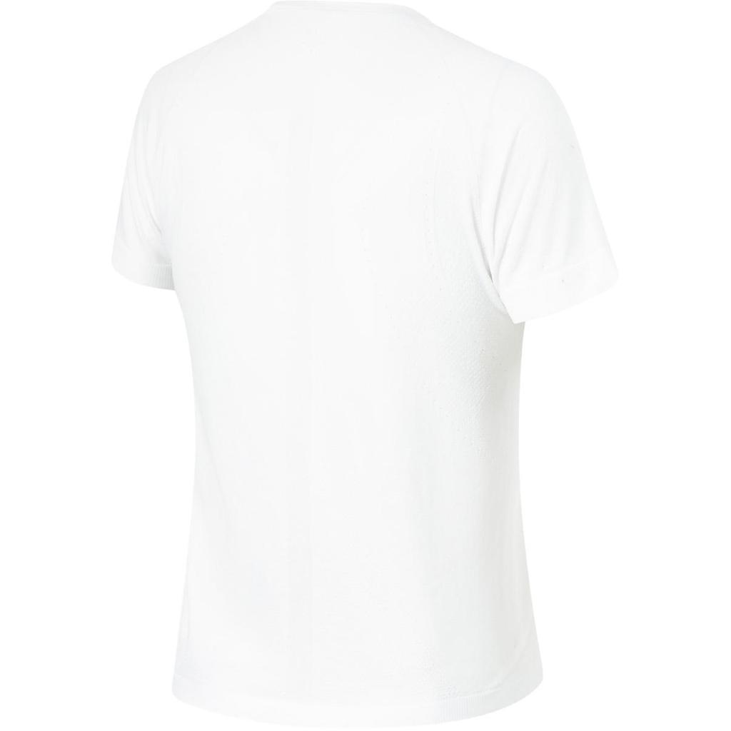 Li-Ning Fitness Series Solid Color Moisture-Wicking Crew Neck Short Sleeve T-Shirt Women Tops White ATSU472-9