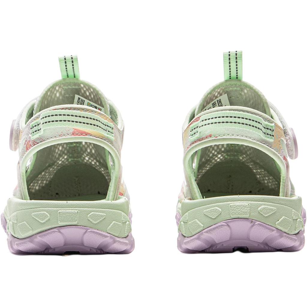 Li Ning Kids Outdoor Synthetic Leather Fashionable Comfortable Non-Slip Wear-Resistant Low-Top Sandals Kids sandals YKEV030-2