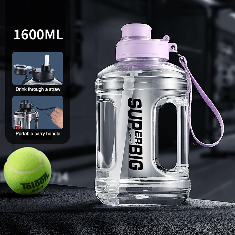 Outdoor Sports Water Bottle 16L 26L Large Capacity Leakproof Plastic Gym Drinking Bottle for Fitness Travel and Running