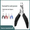 Stainless Steel Ingrown Toenail Clippers & Onychomycosis Knife with Plastic Handle
