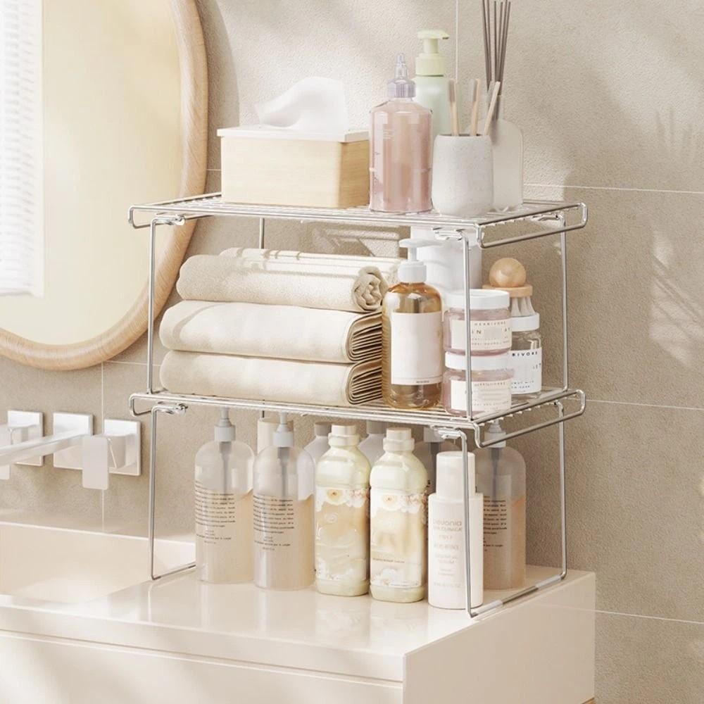 Rust Proof Pot Lid Rack Space Saving Dish Drying Rack Folding Kitchen Storage Shelf  Home Storage