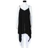 Women Plus Size V Collar Loose Bilayer Dress With Irregular Mini Silhouette For Casual And Party Wear