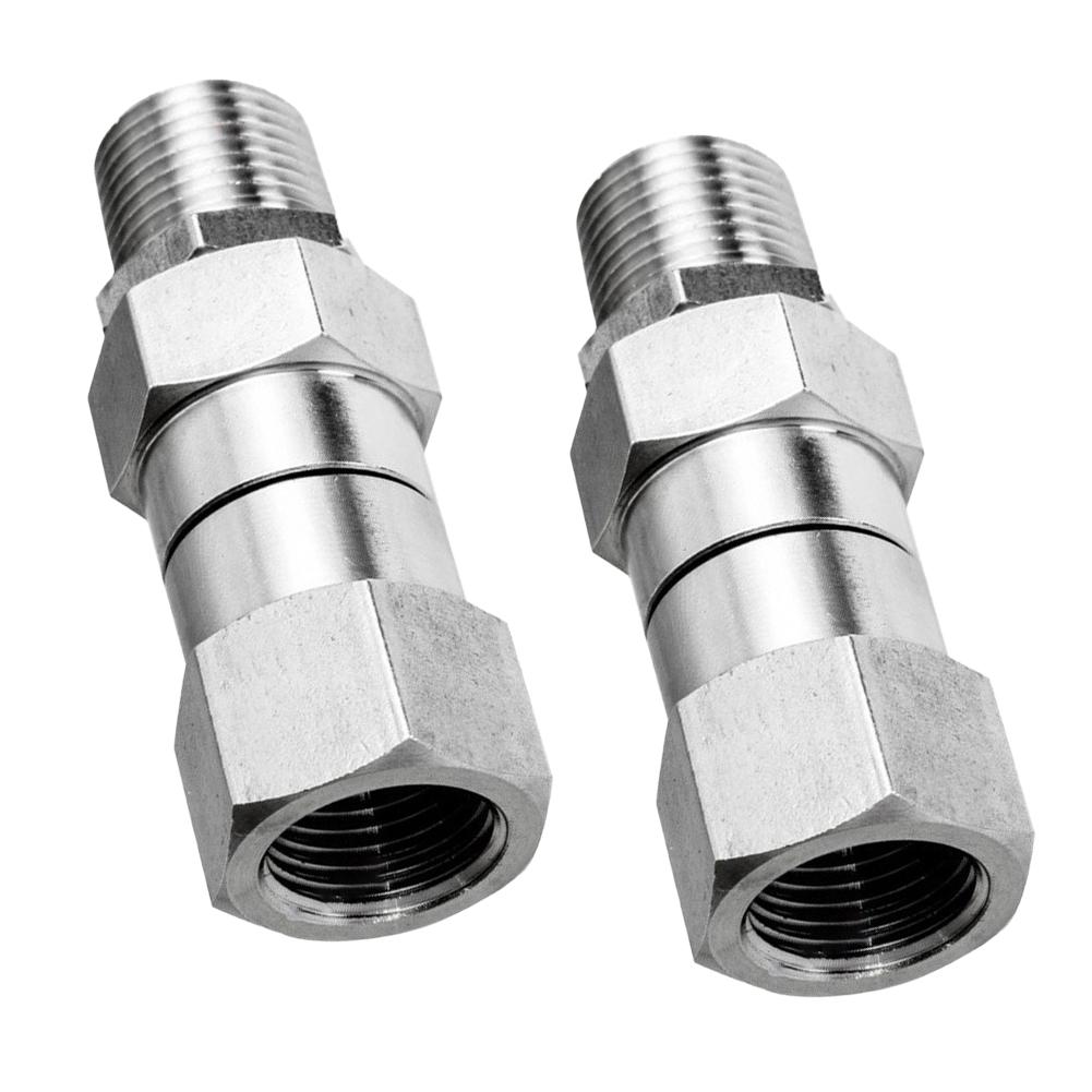 /3pcs /Stainless /Steel 360 Degree Swivel Fitting Free High Pressure Washer Connector Up To 4000 PSI For Car Cleaning Tool