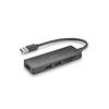 Concentrateur USB-C - NGS - iHub Reader - Vitesse De Transfert 5 Gbps - Couleur Noire - USB 3.0