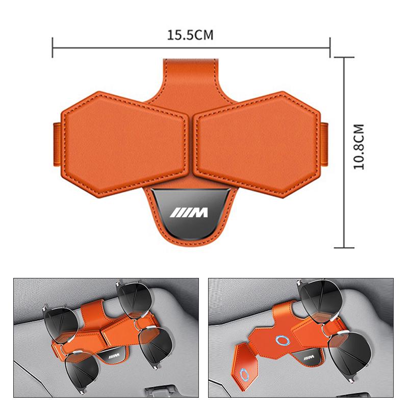 Car Interior Glasses Clip Sunshade Storage Brace Auto Accessories For BMW E46 E90 E60 F30 F10 E39 E36 F20 G30 G20 E87 E92 E91 X1 lcmn88