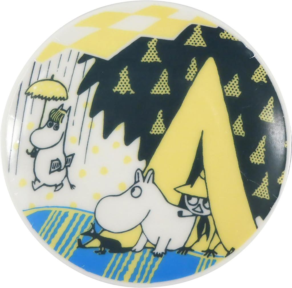 Moomin 9cm Small Plates of Aina Made In Yamaka (Set 3) Series, Gift, Japan, Shoten, MM8500-135