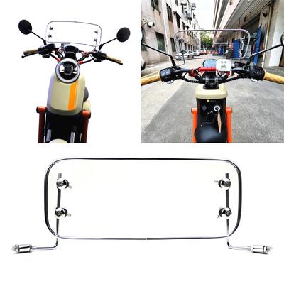 Clear Windshield Windscreen Wind Splitter Wind Deflector for Motorcycles Electric Scooter Modification