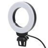 4in Mini LED Ring Light Soft Beauty Fill Light with Clip for Video Call Live Online Meeting