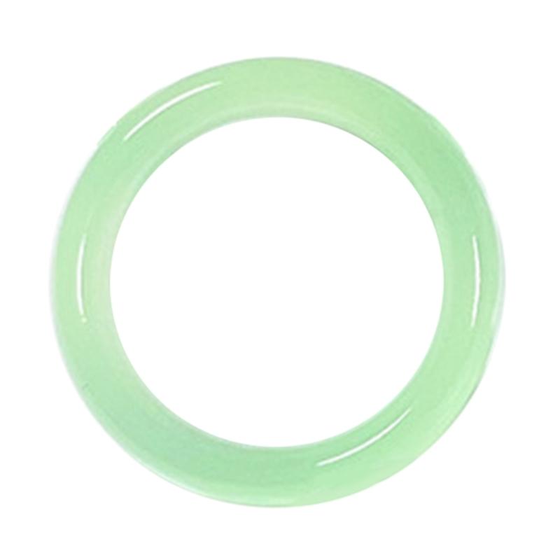 Retro Transparent Colourful Acrylic Resin Round Rings Minimalist Geometric Rings For Girls Colorful Marble Pattern Jewelry Gifts