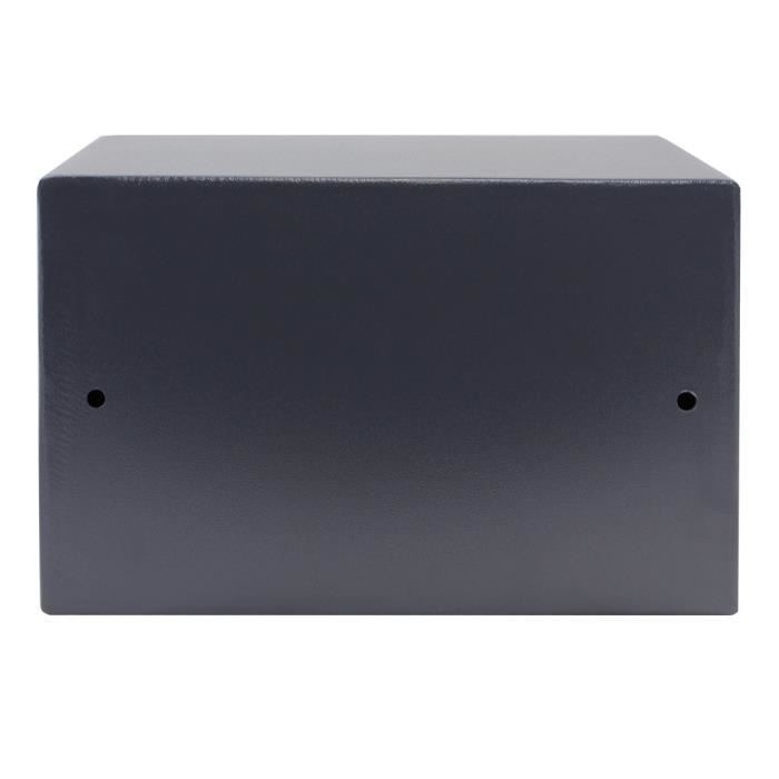 Hmf 49200-11 coffre-fort à poser, serrure à panneton double, 31 x 20 x 20 cm, anthracite