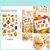 Adorable Fall Themed Cartoon Puzzle Stickers For Kids Creative Diy Fun Activities