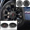 4pc Car Wheel Center Caps Replacement Hub Covers Car Accessories for Tesla Model Y 20/21 Inch High-performance Version 2021-2023