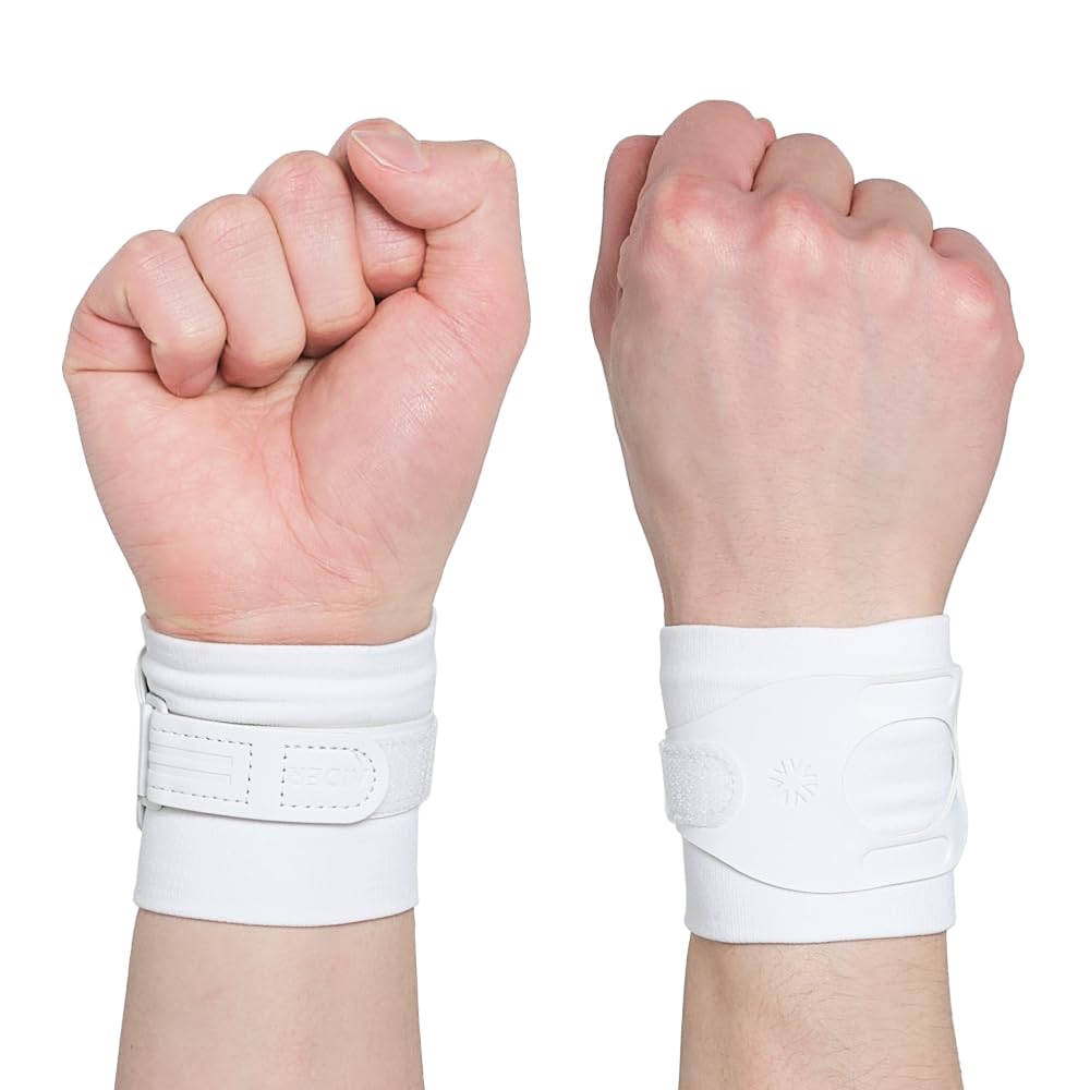

AIDER Daily Grip Wrist Support Zero Zero Hole 4 Colors Waterproof, Strap, (White)