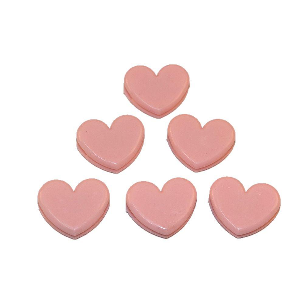 Japanische Niedliche Rosa Herzförmige Dekorative Klammern für Fotos und Dokumente