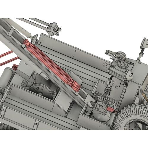 Thunder Models 1/35 Scale American Ward-La France M1000 Series 3 British Heavy Tow Truck Plastic Model Kit TB35011 (Military Vehicle)