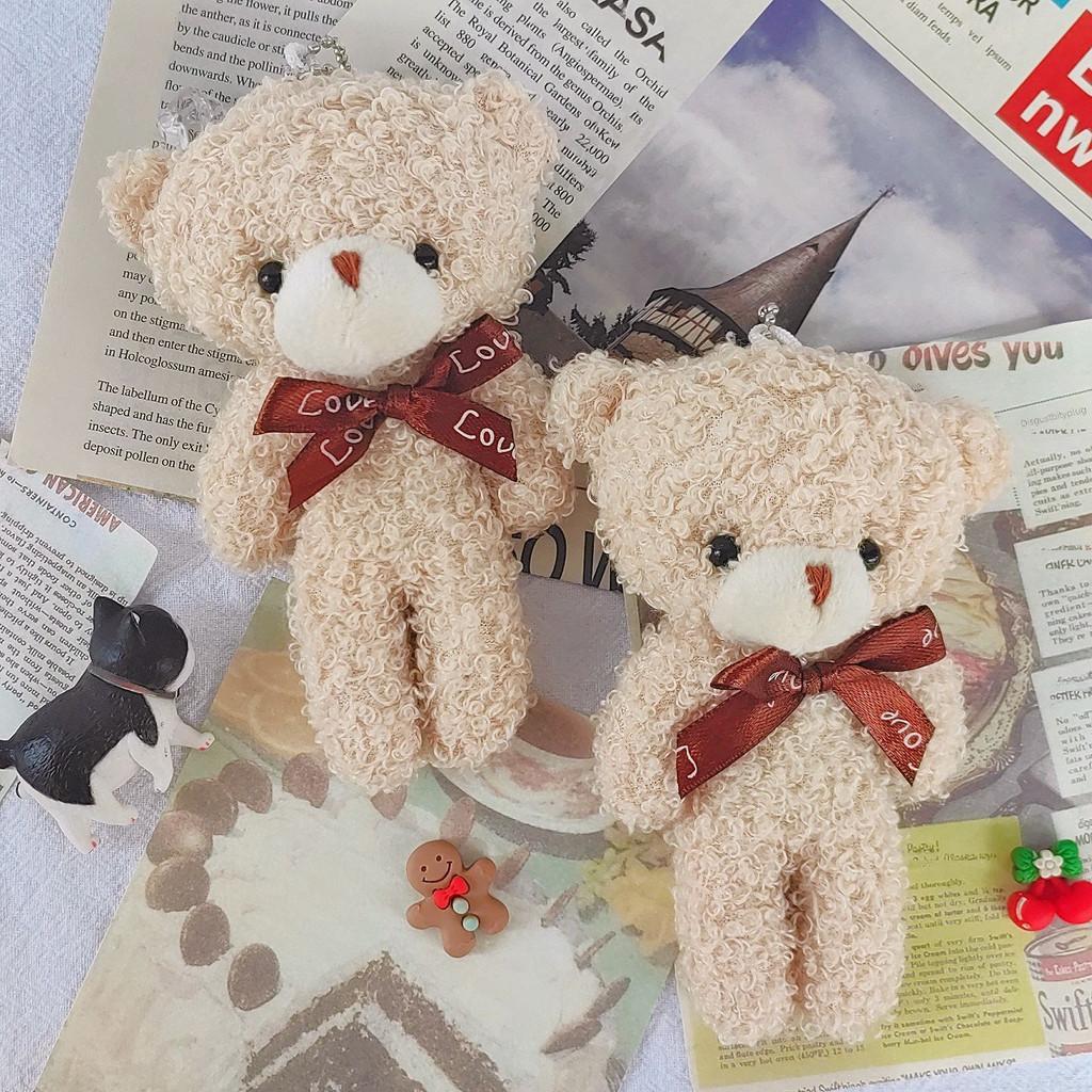 Adorable Plush Teddy Bear Stuffed Animal With Blush For Cute Bouquet Gifts