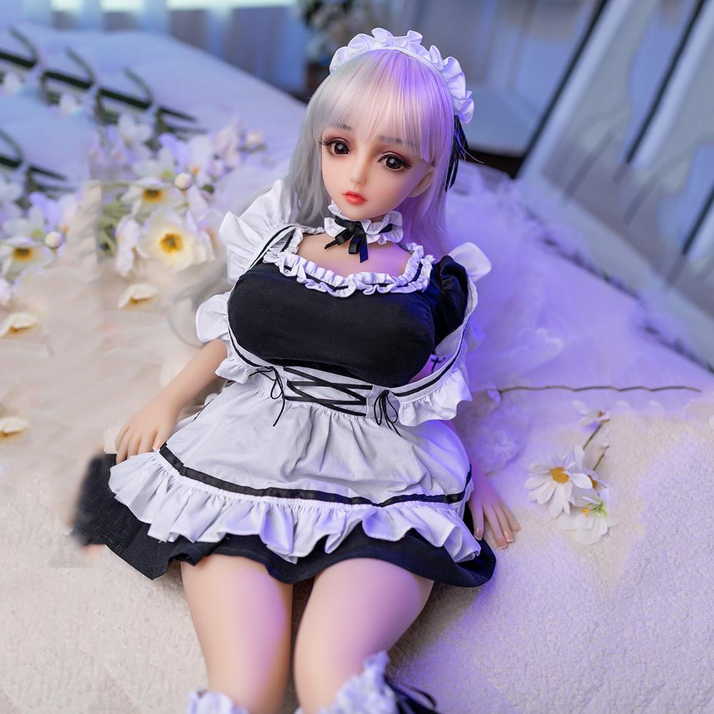 Kvadratelement for hele kroppen 80 cm 3D Silikon Sex Doll TPE Realistic Ass Anal Vagina Sexleketøy for voksen